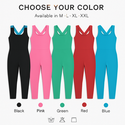 Women\'s Sports YOGA Workout Gym Fitness Jumpsuit