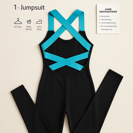 Women\'s Sports YOGA Workout Gym Fitness Jumpsuit