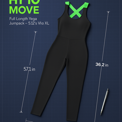 Women\'s Sports YOGA Workout Gym Fitness Jumpsuit