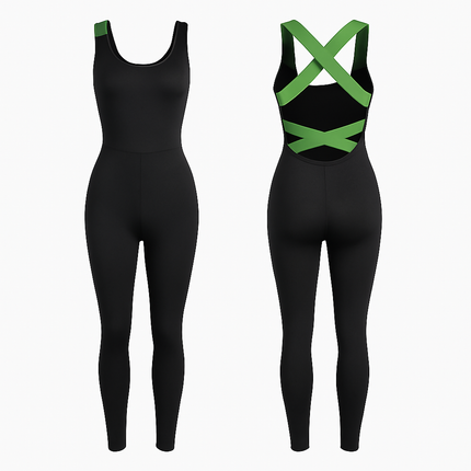 Women\'s Sports YOGA Workout Gym Fitness Jumpsuit