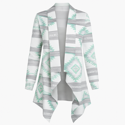 Women Open Front Cardigan Long Sleeve Shawl Neck Breathable Cardigan Well Collection w/ T-Shirt Tank Jeans Leggings