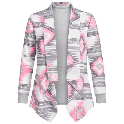 Women Open Front Cardigan Long Sleeve Shawl Neck Breathable Cardigan Well Collection w/ T-Shirt Tank Jeans Leggings