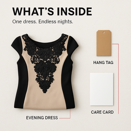 Evening Dress - Elegant Cocktail Nightwear for Evening