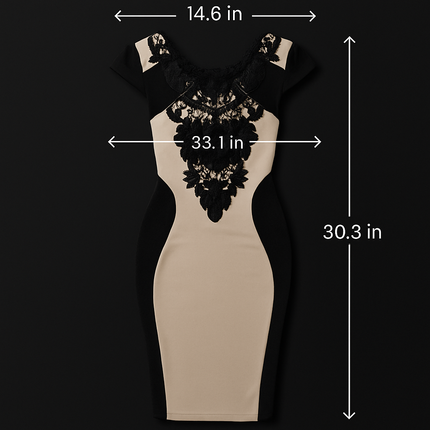 Evening Dress - Elegant Cocktail Nightwear for Evening