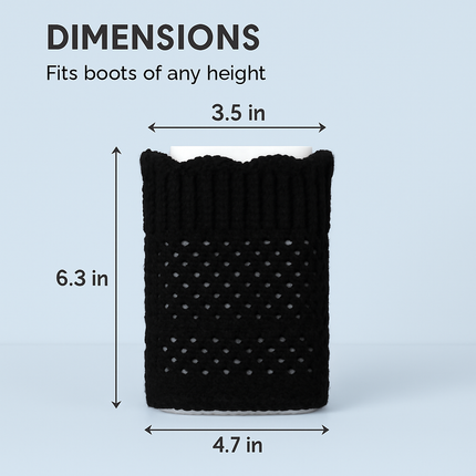 Women Winter Crochet Knit Leg Warmers
