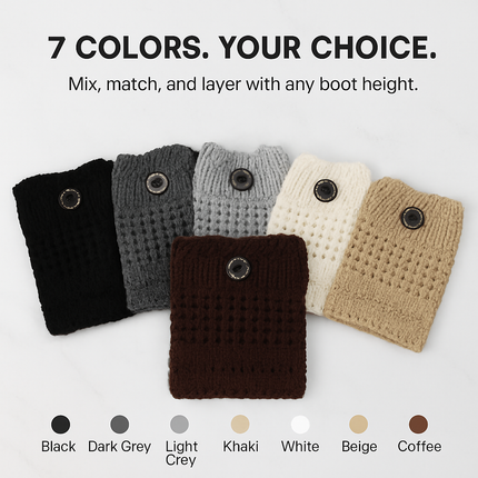 Women Winter Crochet Knit Leg Warmers