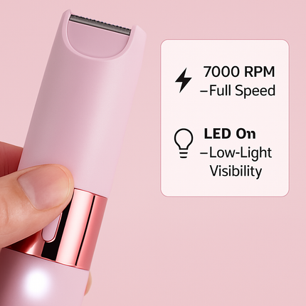 Bikini Trimmer for Women - 2-in-1 Dual Head Shaver