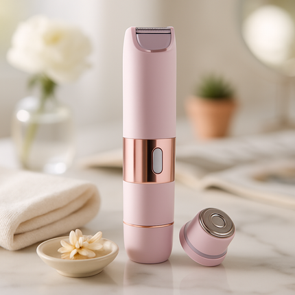 Bikini Trimmer for Women - 2-in-1 Dual Head Shaver