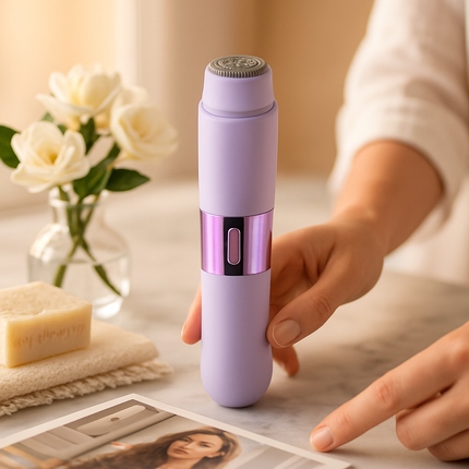 Bikini Trimmer for Women - 2-in-1 Dual Head Shaver