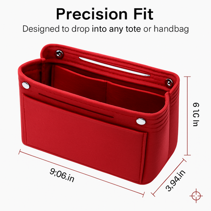 Felt Handbag Insert Organizer for Purses and Totes