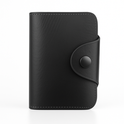 Credit Card Holder Wallet with Snap Closure
