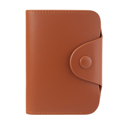 Credit Card Holder Wallet with Snap Closure