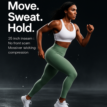Women's High Waist Leggings with Tummy Control