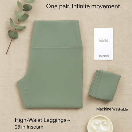 Women's High Waist Leggings with Tummy Control