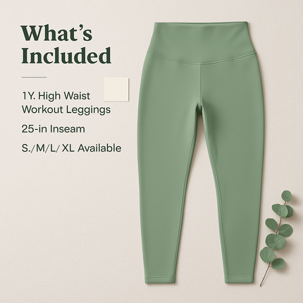 Women's High Waist Leggings with Tummy Control