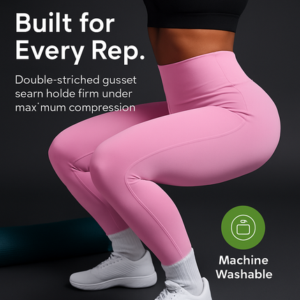 Women's High Waist Leggings with Tummy Control