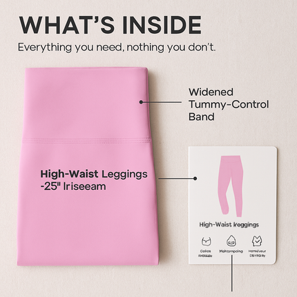 Women's High Waist Leggings with Tummy Control