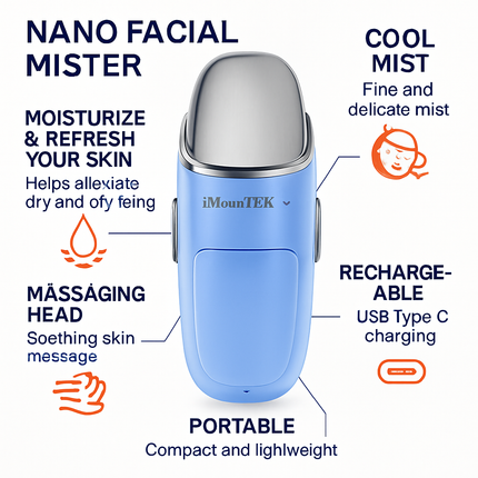 Facial Mister Nano Mist Sprayer - Violet