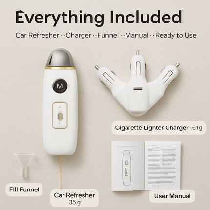 Handheld car massage atomizer for nano mist hydration