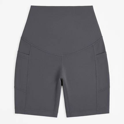 Maternity Shorts Seamless Pregnancy Yoga with Pockets