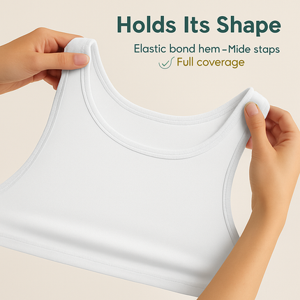 Cropped Tank Top for Women: Sleeveless, High Neck