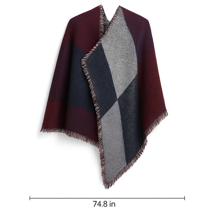 Winter Warm Scarf - Cozy Knit Shawl, Wrap & Blanket
