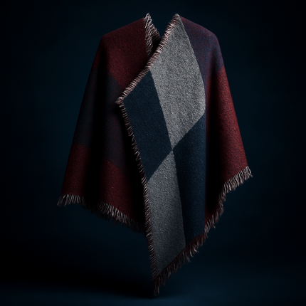 Winter Warm Scarf - Cozy Knit Shawl, Wrap & Blanket