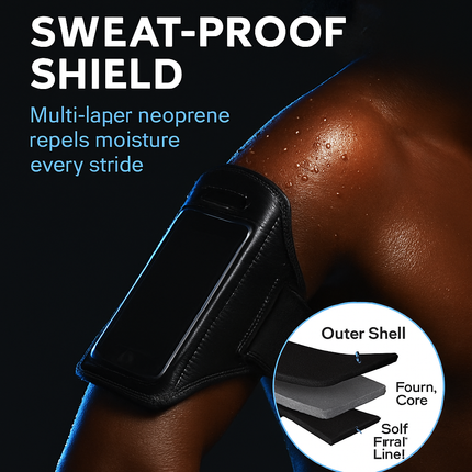 Phone Armband Case Adjustable Sweat-Resistant for Running