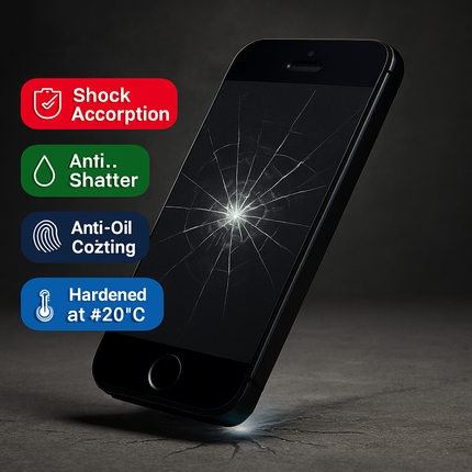 Tempered Glass Screen Protector for iPhone 5