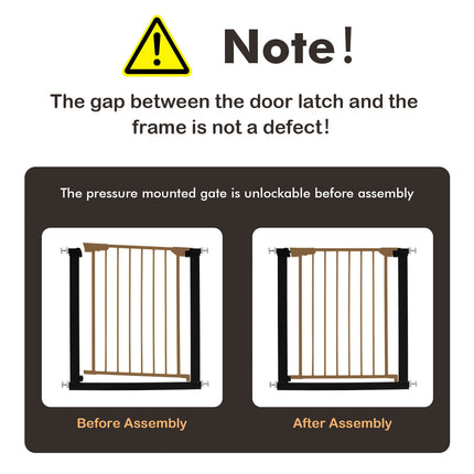 30-32.5 Inch Wide Safety Gate with 30 Inch Scientific Height