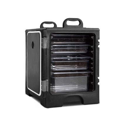 81 Quart Capacity End-loading Insulated Food Pan Carrier with Handles