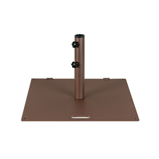 24 Inch Square Patio Umbrella Base 50 LBS Weighted
