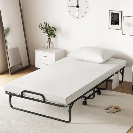 Folding Guest Bed with Memory Foam Mattress and Pillow