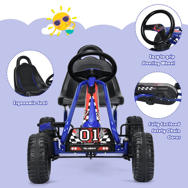 4 Wheel Pedal Powered Ride On
