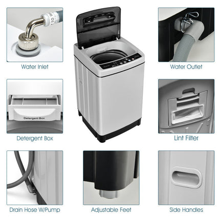 Compact Washer and Dryer Combo Automatic Washing Machine and Tumble Dryer