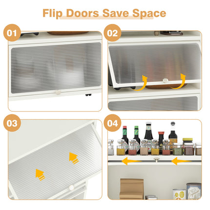 5-Tier Kitchen Storage Baker's Rack with Flip