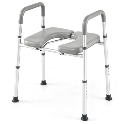 Raised Toilet Seat with Handles - 400 LBS Capacity